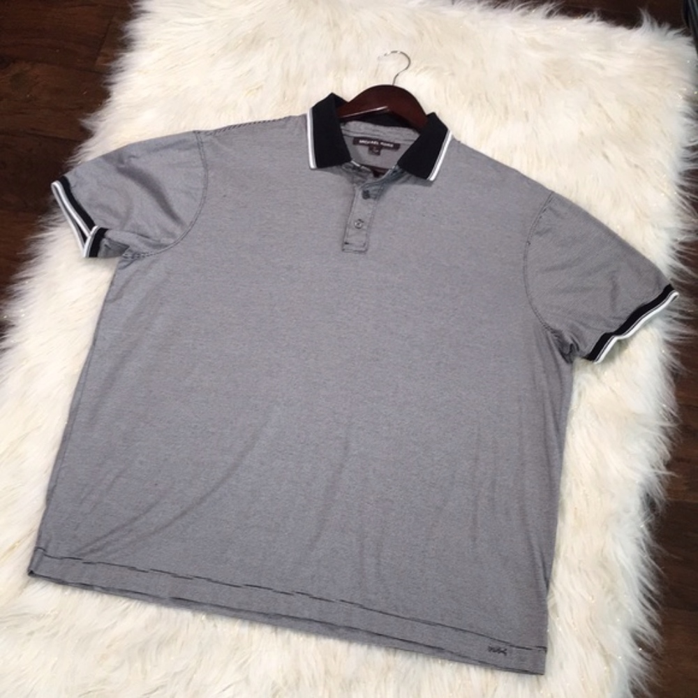 Michael Kors Stripes Polo Shirt size: XL